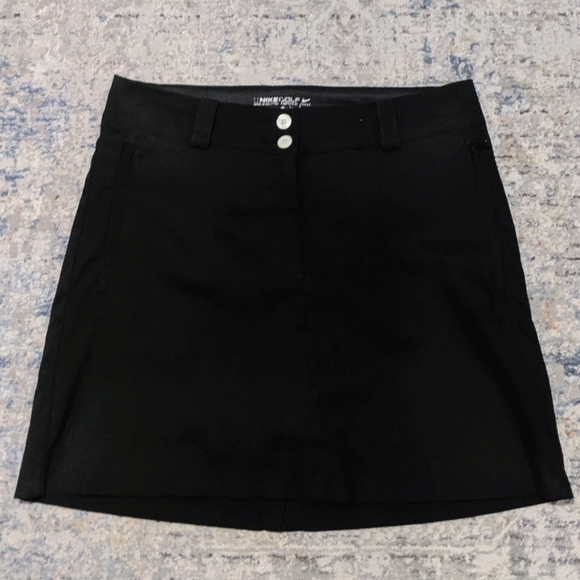 Nike Pants - NIKE Golf Black Skirt with built-in skort with white buttons